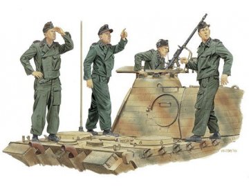 Dragon - figurky německé osádky tanku "ACHTUNG-JABO!", Francie 1944, Model Kit 6191, 1/35