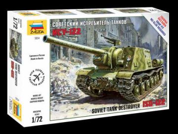 Zvezda - samohybné dělo ISU-122 , Model Kit 5054, 1/72