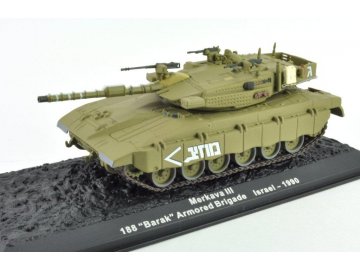 Altaya/IXO - Merkava III, 188. tanková brigáda, Izrael, 1990, 1/72