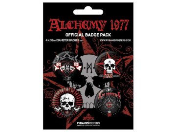 Placka set - Alchemy (La Mort) - 4x38mm
