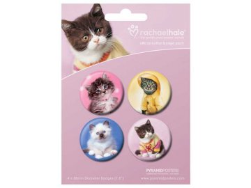 Placka set - Kočky 2 - 4x38mm