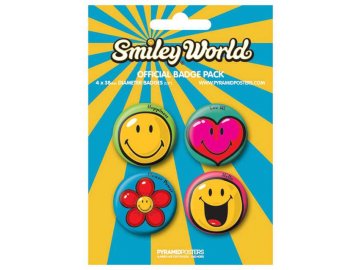 Placka set - Smiley 1 - 4x38mm