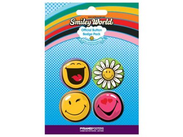 Placka set - Smiley 2 - 4x38mm