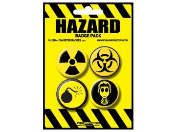 Placka set - Hazard - 4x38mm