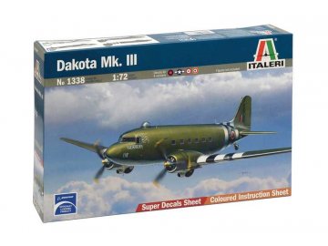 Italeri - Dakota Mk.III, Model Kit letadlo 1338, 1/72