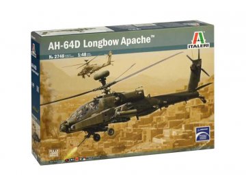 Italeri AH-64D Longbow Apache, Model Kit Helicopter 2748, 1/48