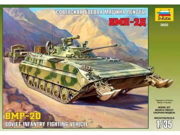 Zvezda - bojové vozidlo pěchoty BMP-2D / BVP-2D, Model Kit tank 3555, 1/35