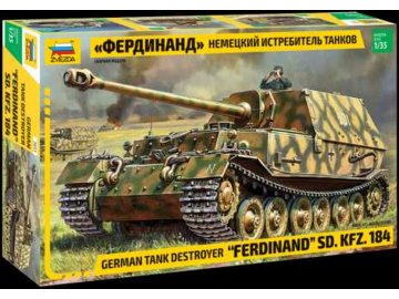 Zvezda - Sd.Kfz.184 Ferdinand, Model Kit tank 3653, 1/35