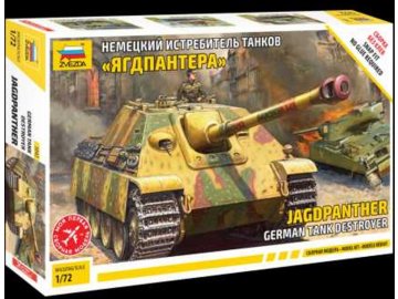 Zvezda - Sd.Kfz.173 Jagdpanther, Wehrmacht, Snap Kit 5042, 1/72