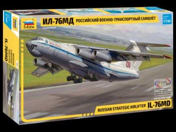 Zvedza - Iljušin Il-76MD Candid, Model Kit letadlo 7011, 1/144