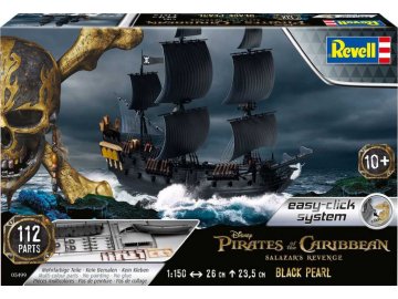 Revell - Černá perla / Black Pearl, Piráti z Karibiku, EasyClick loď 05499, 1/150