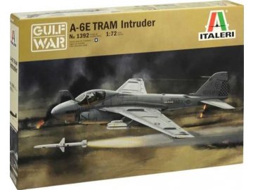 Italeri - Grumman A-6E Intruder Intruder, verze TRAM, Model Kit letadlo 1392, 1/72