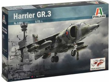 Italeri - Hawker Harrier GR.3, RAF, Model Kit letadlo 1401, 1/72