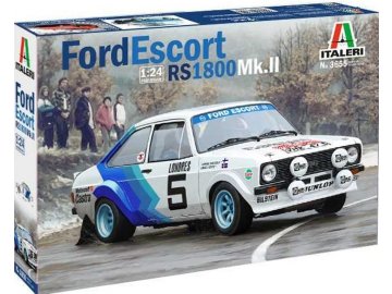 Italeri - Ford Escort RS1800 Mk.II, Model Kit 3655, 1/24