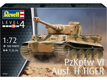 Revell - Pz.Kpfw.VI Ausf.H Tiger I, Plastic ModelKit Panzer 03262, 1/72