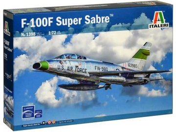 Italeri - North American F-100F Super Sabre, Model Kit letadlo 1398, 1/72