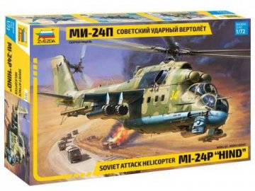Zvezda - Mil Mi-24P Hind, Modell-Bausatz 7315, 1/72