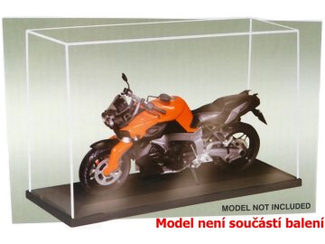 Trumpeter - transparent model box with base, 24,6 x 10,6 x 15 cm