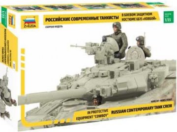 Zvezda - figurky posádka ruského tanku, Model Kit 3684, 1/35