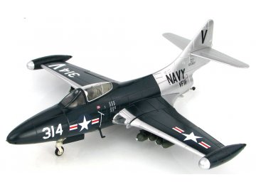 HobbyMaster - Grumman F9F-5 Panther, US NAVY, USS Lake Champlain, VF-111 Sundowners, V314 Vice Versa, 14. Juli 1953, 1/48