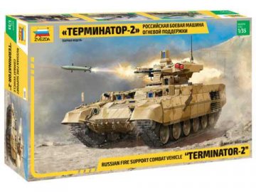 Zvezda - vozidlo k ochraně tanků BMPT "Terminator 2", Model Kit tank 3695, 1/35