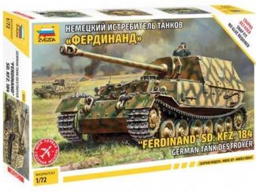 Zvezda - Sd.Kfz.184 Ferdinand, Model Kit tank 5041, 1/72