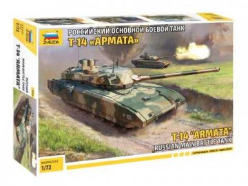 Zvezda - T-14 Armata, Modellbausatz Panzer 5056, 1/72