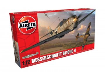 Airfix - Messerschmitt Bf-109E-4, Luftwaffe, Classic Kit letadlo A01008A, 1/72