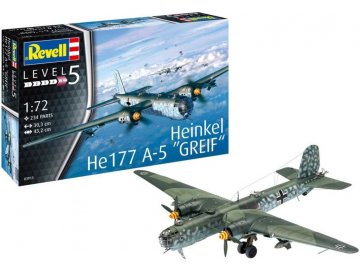 Revell - Heinkel He-177 A-5 Greif, Plastic ModelKit 03913, 1/72