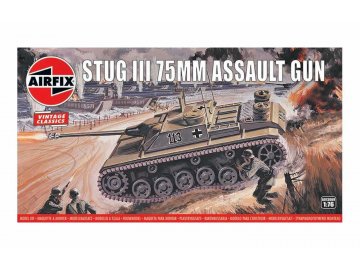 Airfix - Stug III, Sturmgeschütz, Classic Kit VINTAGE A01306V, 1/76