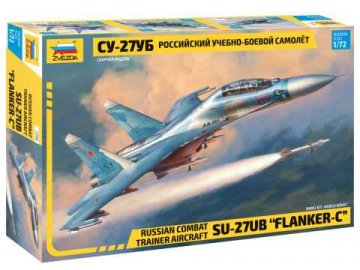 Zvezda - Suchoj Su-27 UB "Flanker-C", Model Kit 7294, 1/72
