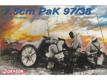 Dragon - German 7.5 cm PaK 97/38 anti-tank gun, Model Kit 6123, 1/35