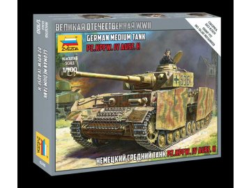 Zvezda - Panzer IV Ausf.H, Model Kit 6240, 1/100