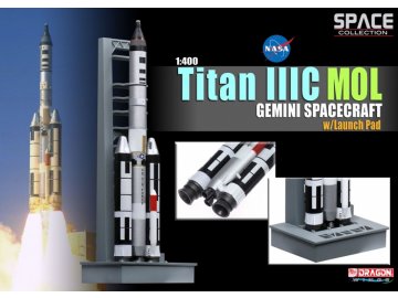 Dragon - Titan IIIC Rakete mit Gemini Schiff, 1/400