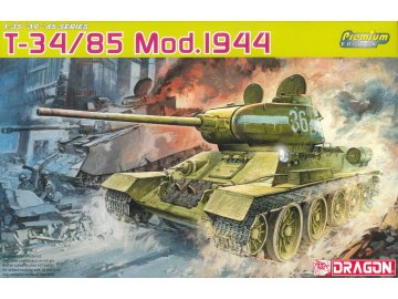 Dragon - T-34/85 Mod.1944, "PREMIUM EDITION", Model Kit 6319, 1/35