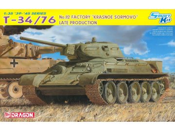 Dragon - T-34/76, No.112 "KRASNOE SORMOVO", Model Kit 6479, 1/35