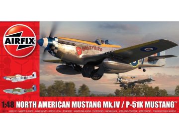 Airfix - North American Mustang Mk.IV / P-51K Mustang, Classic Kit A05137, 1/48