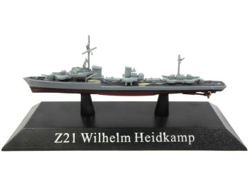 De Agostini - torpédoborec Z21 Wilhelm Heidkamp, 1943, 1/1250
