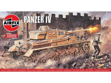 Airfix - Panzer IV, Classic Kit VINTAGE A02308V, 1/76