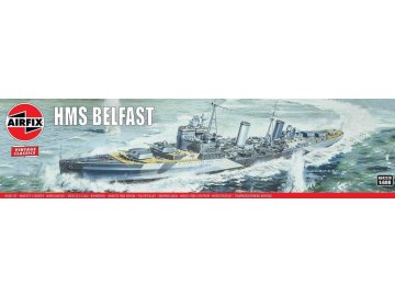 Airfix - HMS Belfast, Classic Kit VINTAGE A04212V, 1/600