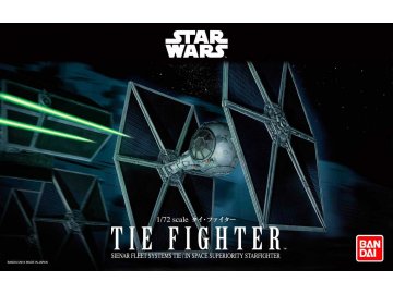 Revell - Star Wars - TIE Fighter, Plastikmodellbausatz BANDAI SW 01201, 1/72