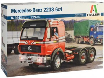 Italeri - Mercedes-Benz 2238 6x4, Model Kit 3943, 1/24