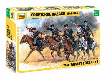 Zvezda - Soviet Cossacks, Model Kit 3579, 1/35