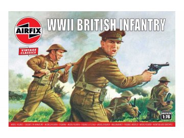 Airfix - figurky britská pěchota, Classic Kit VINTAGE A00763V, 1/76