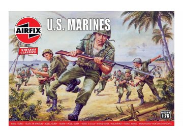 Airfix - figurky US Marines, Classic Kit VINTAGE A00716V, 1/76