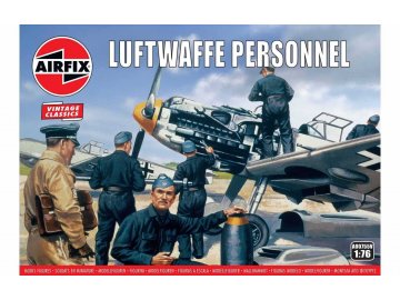 Airfix - figurky personál Luftwaffe, Classic Kit VINTAGE A00755V, 1/76