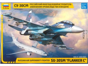 Zvezda - Suchoj Su-30 SM "Flanker C", Model Kit 7314, 1/72