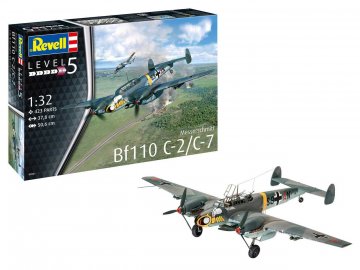 Revell - Messerschmitt Bf110 C-2/C-7, Plastic ModelKit 04961, 1/32