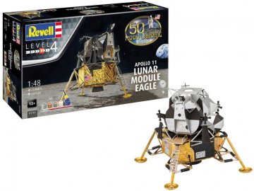 Revell - Apollo 11 lunární modul "Eagle", 50 Years Moon Landing, Gift-Set 03701, 1/48