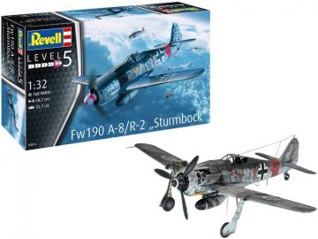 Revell - Focke-Wulf Fw190 A-8 "Sturmbock", Plastic ModelKit 03874, 1/32